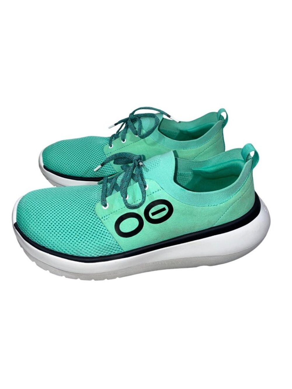 OOFOS Oomy Stride Low Shoes Emerald Lightweight Recovery Sneakers Size W11/EU42